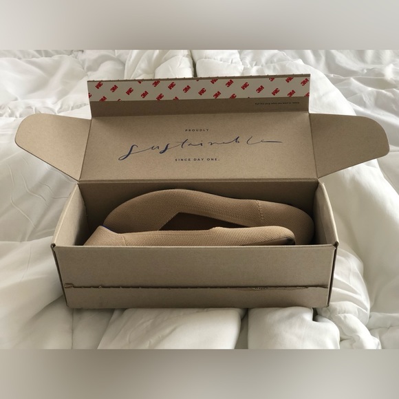 Rothy’s The Flat in Neutral White Sz 9.5 - Picture 6 of 7